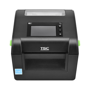 TSC TH240/340多功能标签打印机服装吊牌水洗唛洗标缎带切刀亚银纸固定资产不干胶贴纸条码标签机