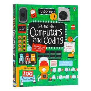 Usborne 计算机编码翻翻书Lift the Flap Computers and Coding 英文原版绘本儿童启蒙书 幼儿科普科学知识英语绘本课外读物