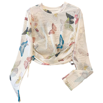 拉夏贝尔时尚百搭显瘦t恤上衣女