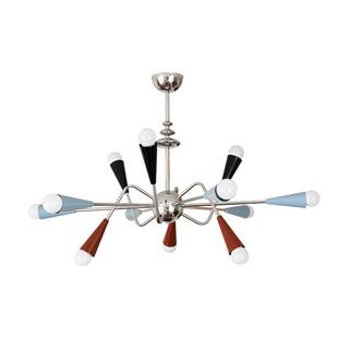 Lynn's立意 意大利Sputnik客厅吊灯 彩色卧室设计师魔豆中古灯具