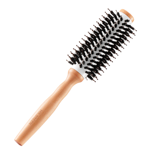 德国MrGreen圆筒滚梳吹头发造型猪鬃毛内扣男女发廊专业卷发梳子