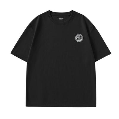 班尼路黑色短袖t恤男纯棉宽松