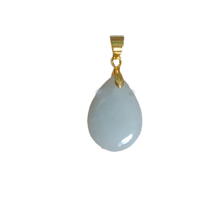 新款上新天然玉石高贵气质精致百搭款玉吊坠水滴平安转运玉项坠女