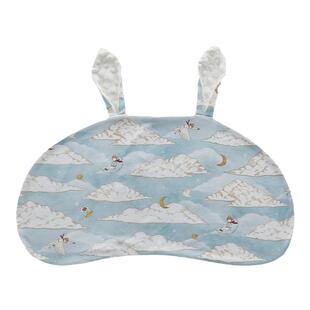 OakFamily婴儿波浪枕套儿童枕月牙枕套宝宝单人枕芯套四季通用