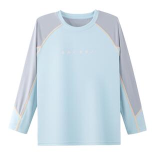 儿童运动速干衣2025新款男童高弹打底衫长袖t秋装网球训练服套装