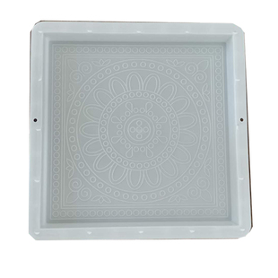 中式仿古地砖模具水泥砖雕摸具造型建筑水泥板庭院复古砖塑料磨具