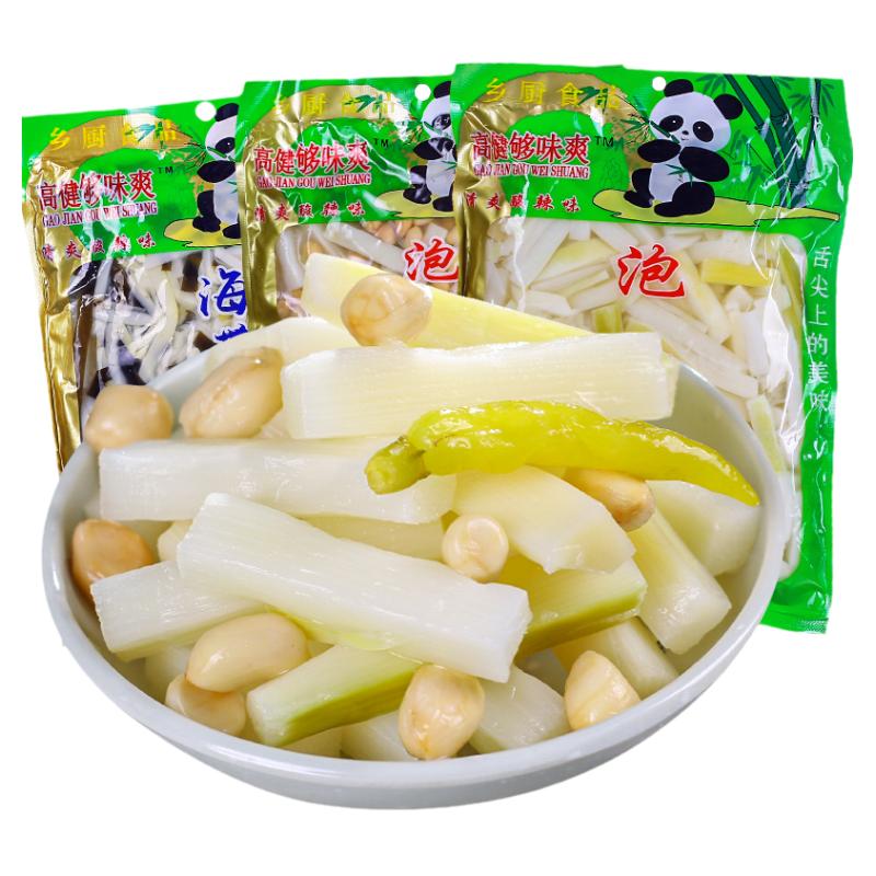 泡椒笋尖野山椒泡椒笋云南酸笋尖开袋即食零食大包笋尖即食笋800