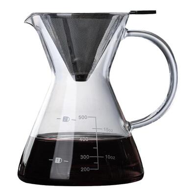 五家务耐热玻璃咖啡壶手冲套装