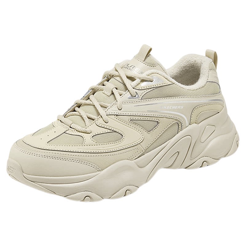 Skechers斯凯奇DLITE5.0熊猫鞋春男老爹鞋休闲运动鞋软底舒适透气