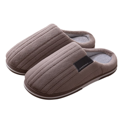 特大码棉拖鞋男厚底保暖冬