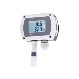 星仪CWS19壁挂温湿度变送器485液晶显示高精温湿度传感器轨道安装