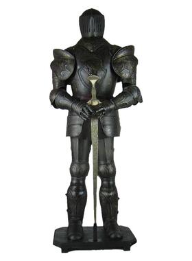 怀旧中世纪盔甲铁皮酒吧复古