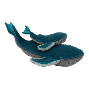 法国moulinroty茉兰若缇寰宇动物毛绒玩偶鲸鱼螃蟹玩具儿童节礼物