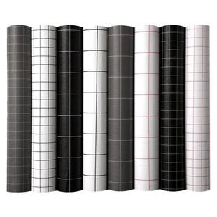 格子墙纸自粘卧室温馨装饰墙贴纸防水防潮背景墙贴家具翻新壁纸厚