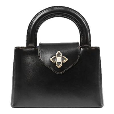 【宣璐张含韵同款】DV经典薇薇包BOX小牛皮凯莉包手提单肩斜挎包