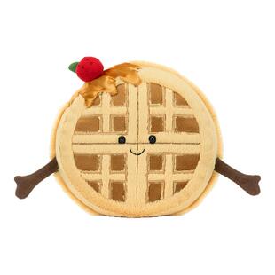 英国Jellycat趣味雷内华夫饼毛绒玩具娃娃食物玩偶安抚公仔礼物