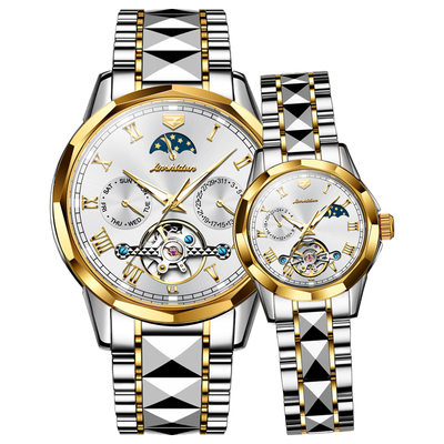 官方认证【钨钢机械表】情侣手表