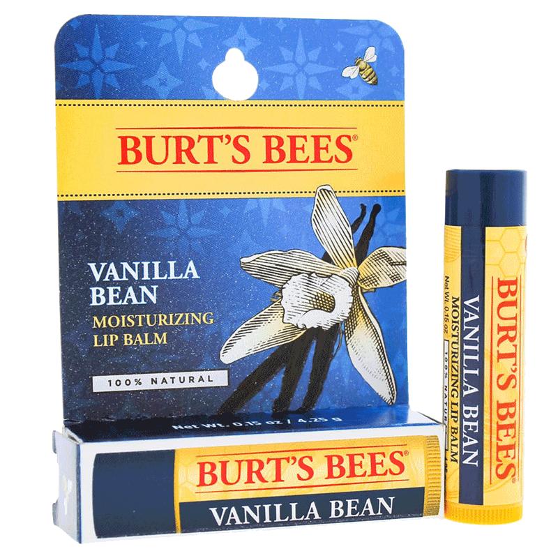 Burt‘s Bees伯特小蜜蜂润唇膏香草味保持嘴唇水分4.25g
