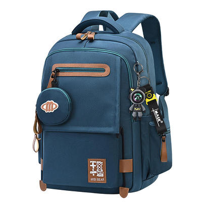 咪比熊大容量中小学生书包男减负