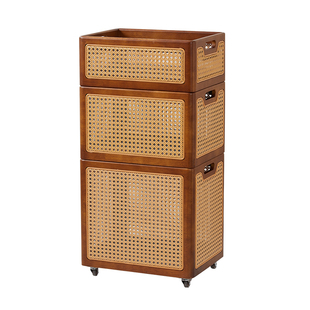 多功能藤编收纳篮收纳筐篮子编织篮编织筐筐子藤篮置物篮储物网框