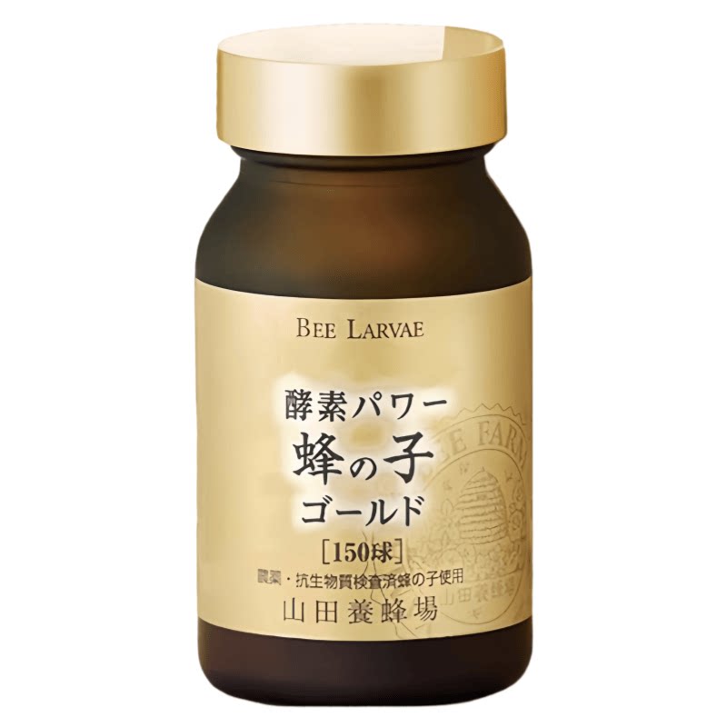 日本山田养蜂场蜂蛹软胶囊辅酶Q10营养上班族中老年温和食补滋养