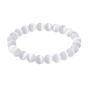 zeroline猫眼石手串女轻奢小众精致散珠单珠diy素圈手链生日礼物