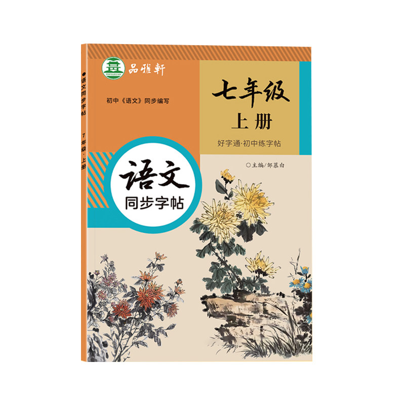 2025秋新版人教版七八九年级上册下册语文练字帖课本同步全彩大本好字通初中生专用楷书字帖每日一练初一初二三正楷硬笔书法练