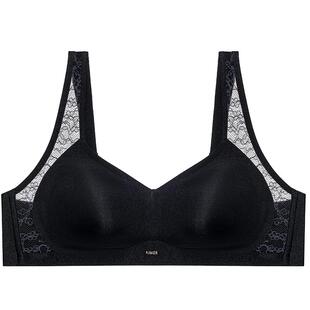 【董洁同款】爱慕蕾丝贴贴内衣女无钢圈背心式文胸25夏AM17C272