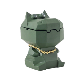 JOJO'S L. PD.Adonis.烟灰缸河马烟灰缸带有盖创意个性潮流|晕晕