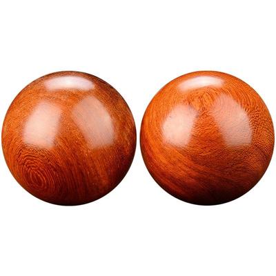 花梨木手转球健身手握按摩球练手