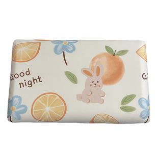 100%全棉枕套星球深睡枕40x70记忆棉枕轻巧60x40x10cm纯棉枕头套