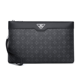 七匹狼手包男款2025新款手拎包真皮手拿包商务休闲信封包男士手包