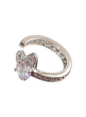 奥米迪奥土星镶钻开口食指戒指