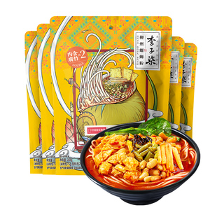 李子柒螺蛳粉柳州螺狮粉288g*3袋255g*2袋组合速食广西螺丝粉by