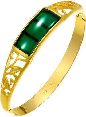 越南沙金民族风女马来玉手镯女