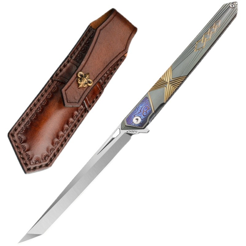 M390钢折叠刀绅士户外露营口袋刀