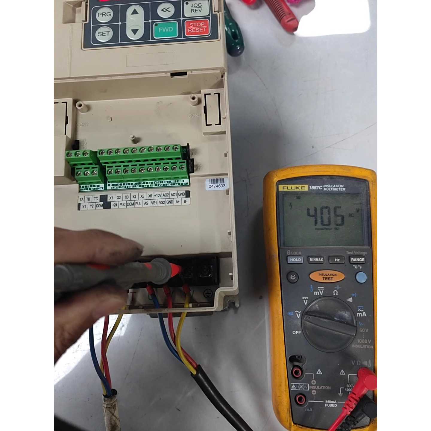 议价伟创变频器5.5KWAC70T35R5C实物拍摄成维修图片