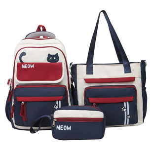 书包女高中生大容量高颜值女孩初中生背包2026新款小学生双肩包女