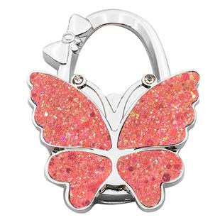 创意便携手提包无痕胶条挂包钩蝴蝶挂钩女士斜跨包桌面桌边挂包扣