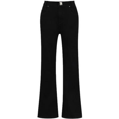 CALVINLUO修身微喇牛仔裤