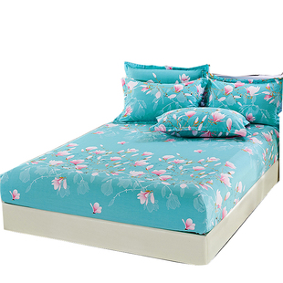 防水床笠单件纯棉隔尿床垫套保护罩 防滑床套全棉1.5m1.8米可定制