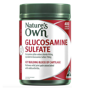 澳洲代购原装正品Nature's Own 氨基葡萄糖胺维骨力关节灵片400粒