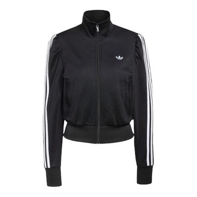 adidas阿迪达斯三叶草女子三条纹运动休闲健身夹克外套KS1362