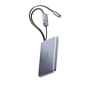 图拉斯自带双线充电宝3C认证可上飞机20000毫安磁吸2026新款适用苹果17超薄小巧便携快充移动电源官方大容量