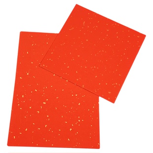 剪纸宣纸手工单面红大红纸刻纸A3红色洒金剪纸窗花手工专用美工