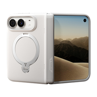 iPhone Duo|图拉斯Qpro支点壳壳膜套装适用iPhoneduo苹果折叠屏ultra手机壳磁吸前框外壳18新款中轴保护防摔