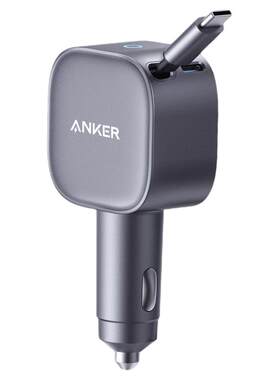 ANKER安克伸缩线车载充电器