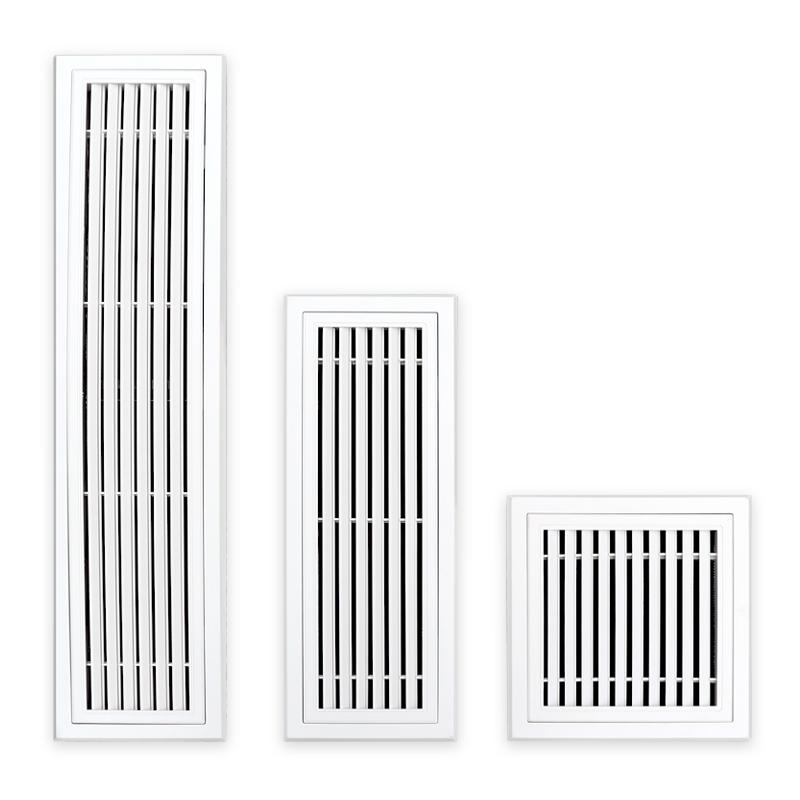 加长中央空调出回风口abs百叶窗格栅铝合金定制通进风风管机面板