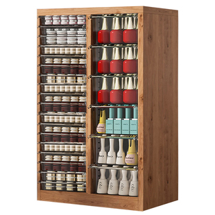 美甲店甲油胶饰品彩妆化妆品收纳柜A4文件柜抽屉式捏捏家用储物柜