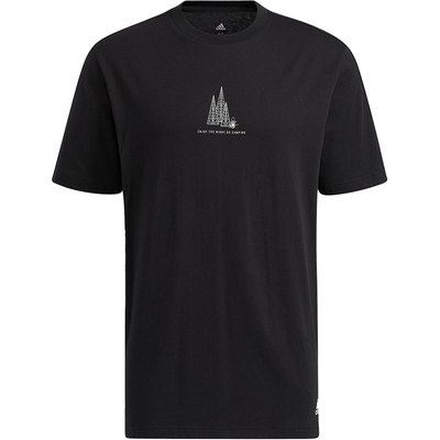 阿迪达斯男子运动T恤HI3037